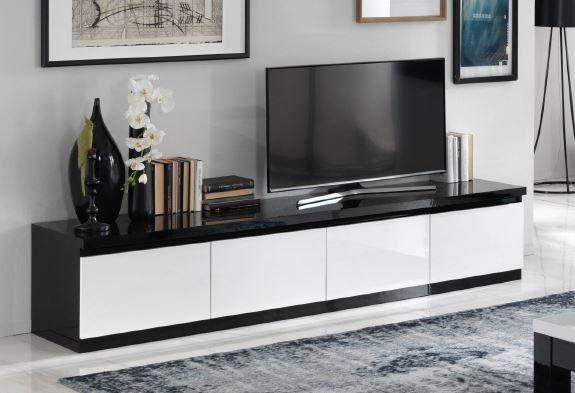 uitvoeren Wens Bevoorrecht TV meubel Groot Rilland Zwart Wit | Goedkoopst bij A-meubel