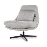 Fauteuil Cooper met kussen - Grijs Houston - 95885