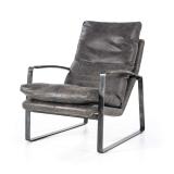 Fauteuil Lex - Antraciet Vintage Leer - 92090