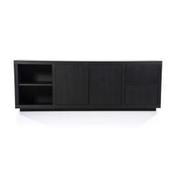 Dressoir Helsinki - 200cm - Zwart - 95722