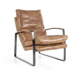 Fauteuil Lex - Cognac Vintage Leer - 92092