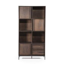 Kabinet Jimmy 3-deurs 2-laden - Bruin - 95868