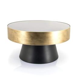 Salontafel Bunga 75cm - Goud/Zwart- 210039